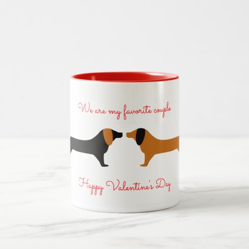 Valentine Dachsund Mug