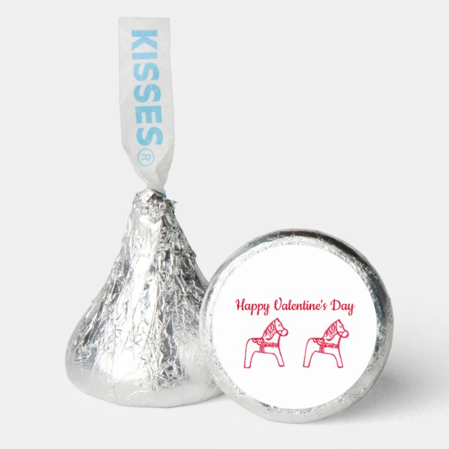 Valentine Dala Horses Hershey Kisses Chocolates Hershey®'s Kisses® (Front)