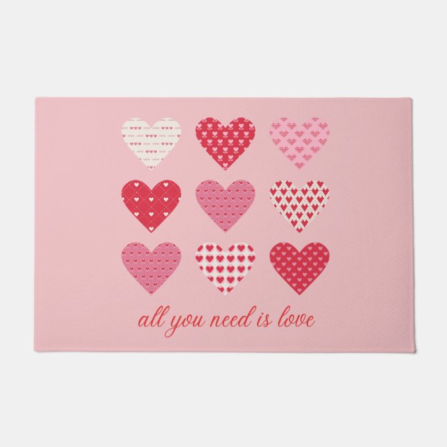 Valentine Day 2023 Sweet Hearts    Doormat (Front)