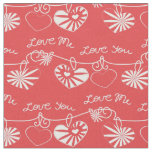 Valentine Day Background Fabric