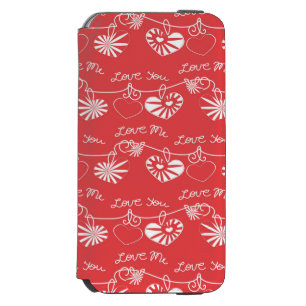 Valentine Day Background iPhone 6/6s Wallet Case