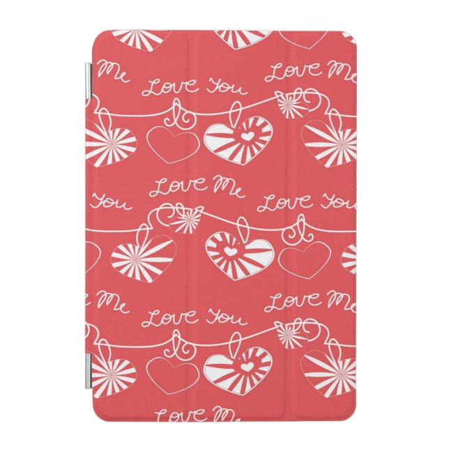 Valentine Day Background iPad Mini Cover (Front)