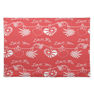 Valentine Day Background Placemat