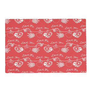 Valentine Day Background Placemat