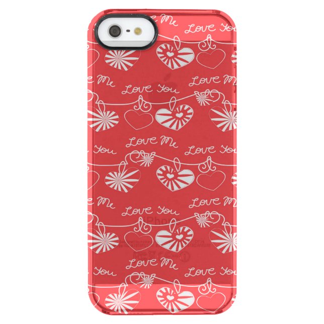 Valentine Day Background Uncommon iPhone Case (Back)