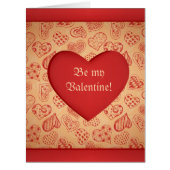 Valentine day card (Front)