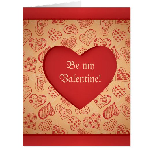 Valentine day card (Front)