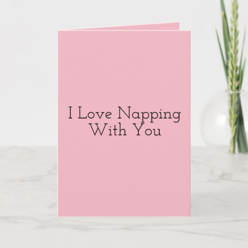 Valentine Day Card Love Napping Anniversary Love