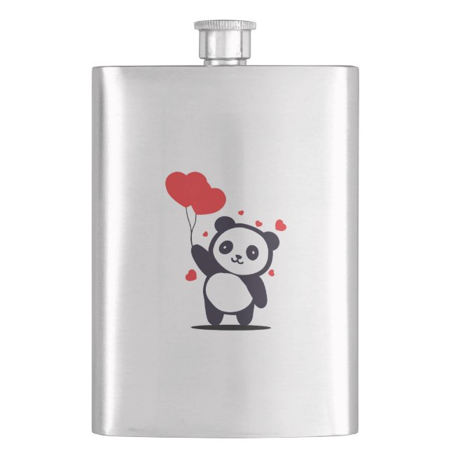 valentine day flask (Front)