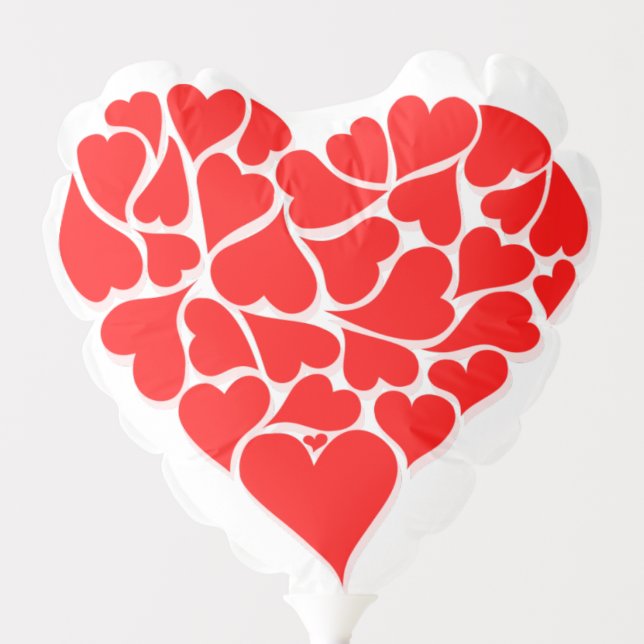 valentine day heart red balloon (Front)