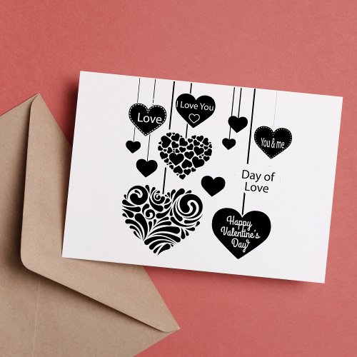 ️Valentine Day of Love Rubber Art Stamp