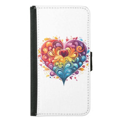 Valentine day samsung galaxy s5 wallet case
