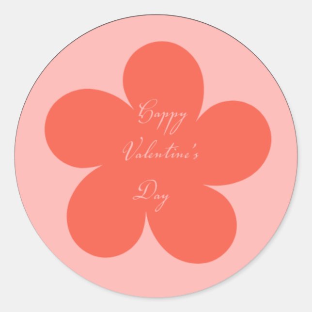 Valentine day  sticker (Front)