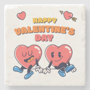 Valentine Day Stone Coaster
