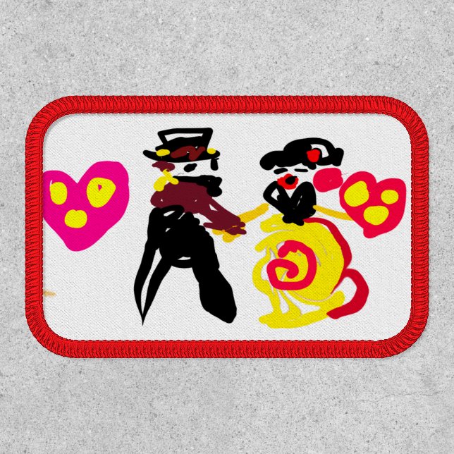 Valentine day sweet  heart Dance  Patch (Front)