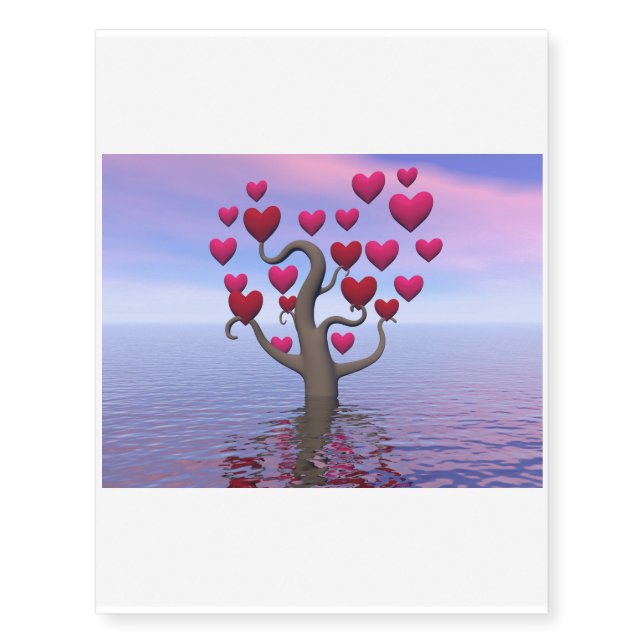 Valentine Day Temporary Tattoos (Front)