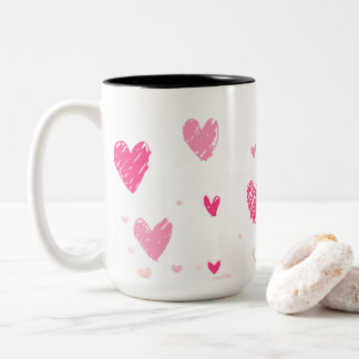 Valentine Day Two-Tone Coffee Mug