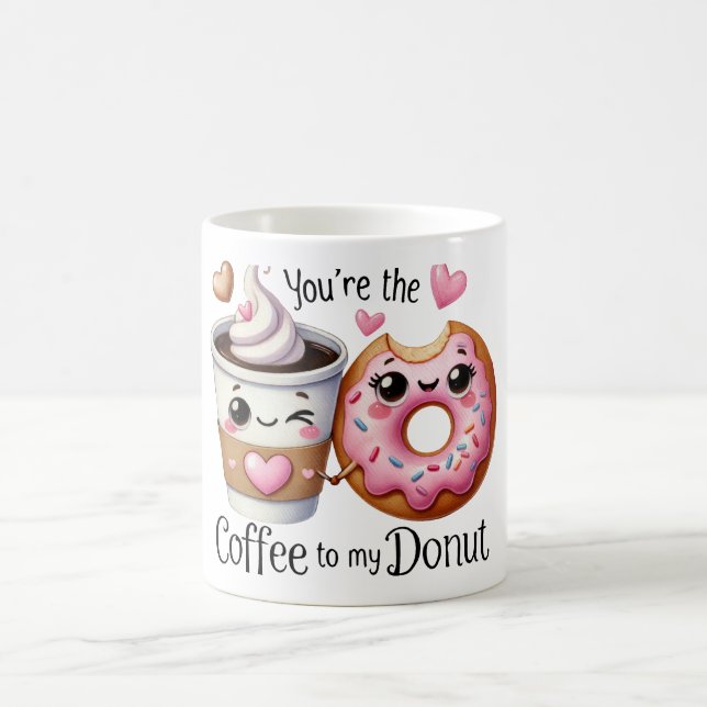 Valentine Donut Coffee Mug (Center)