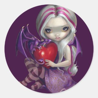"Valentine Dragon" Sticker