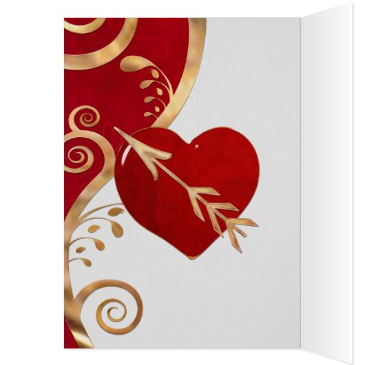 Valentine Elegance CUSTOM MESSAGE WIFE GIRLFRIEND (Inside (Left))