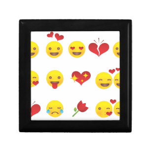 Valentine Emojis Keepsake Box