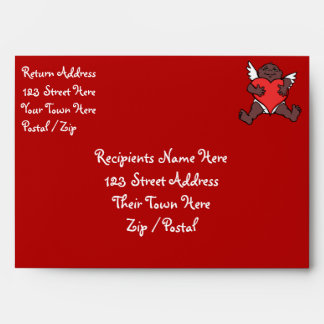 Valentine Envelopes Custom African Cupid Envelope