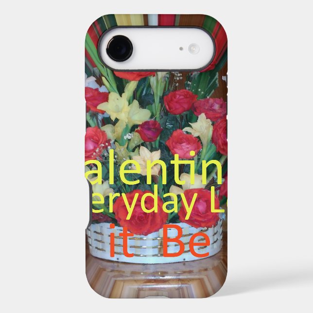 Valentine Everyday Let It Be Art Print Case-Mate iPhone Case (Back)