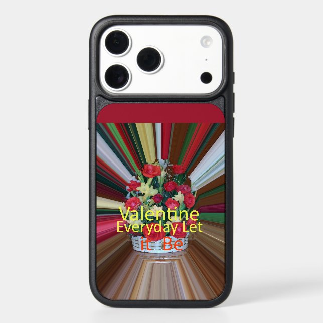 Valentine Everyday Let It Be Art Print Otterbox iPhone Case (Back)