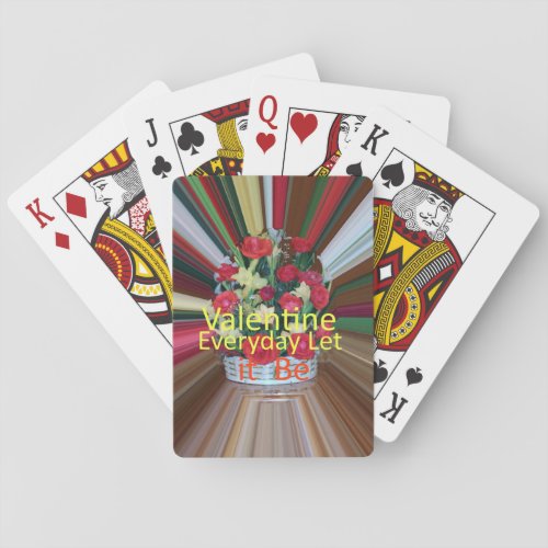Valentine Everyday Share the Love Playing Cards