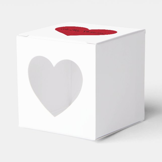 Valentine Favor Box (Front Side)