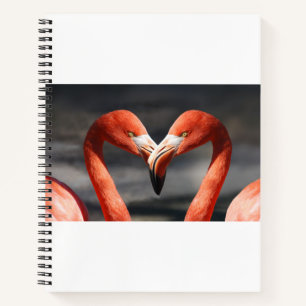 Valentine Flamingo Notebook