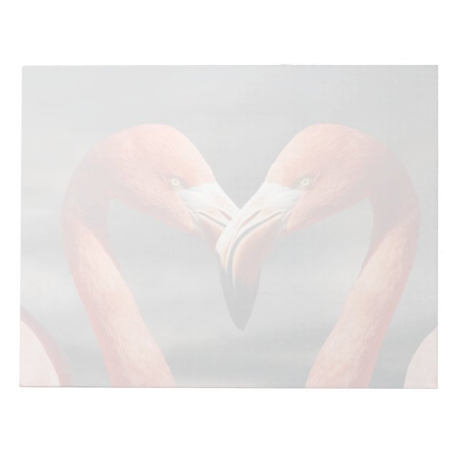 Valentine Flamingo Notepad (Front)