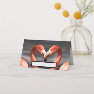 Valentine Flamingo Place Card