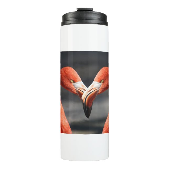 Valentine Flamingo Thermal Tumbler (Front)