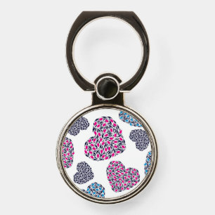 Valentine Floral Heart iPhone Holder   Ring Stand