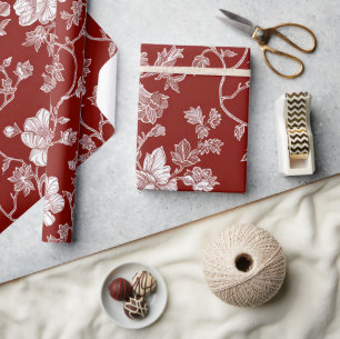 Valentine Floral Wrapping Paper