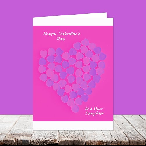 Valentine for Daughter __ Valentine Candy Holiday Card