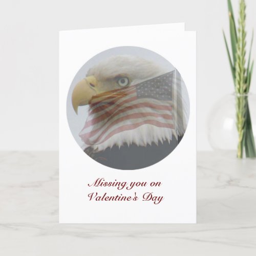 Valentine for Military People Holiday Card