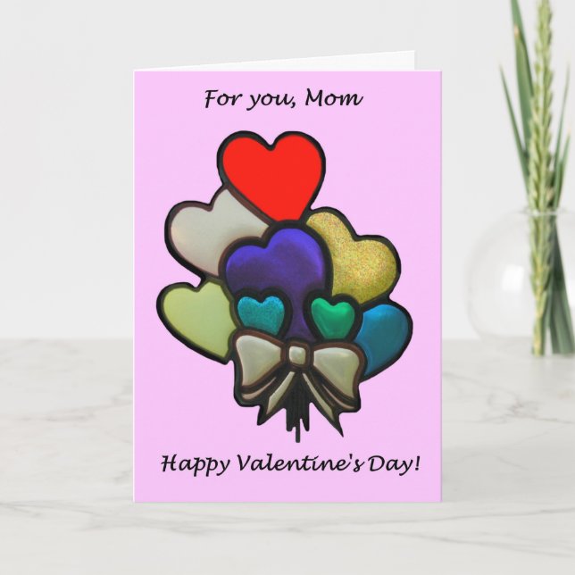 Valentine for Mom Holiday Card (Front)