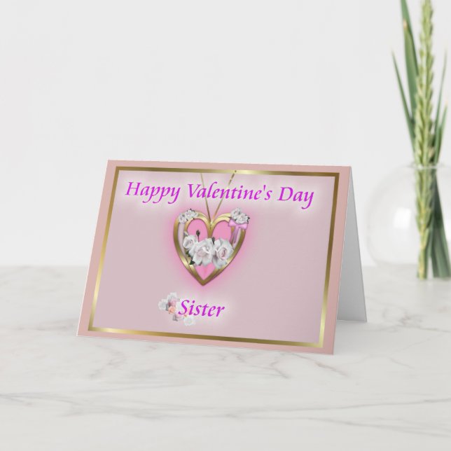 Valentine for Sister Card (Front)