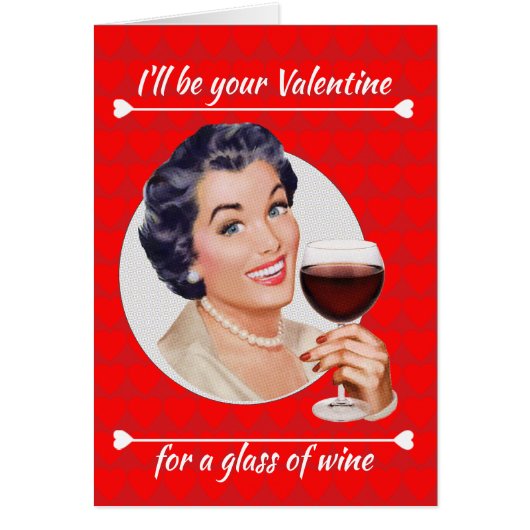 Valentine for Wine Cards (Front)