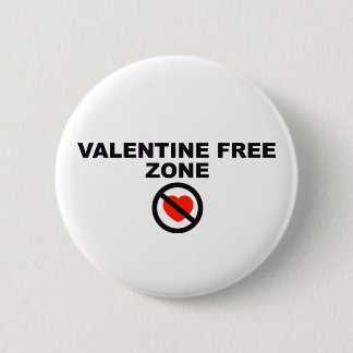 Valentine Free Zone Button