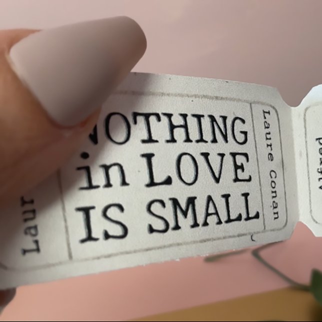 Valentine French Love Quote Cut Out Tickets (Creator Uploaded)