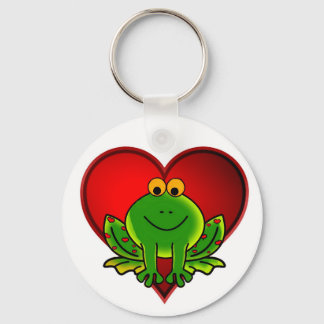 Valentine Frog Keychain