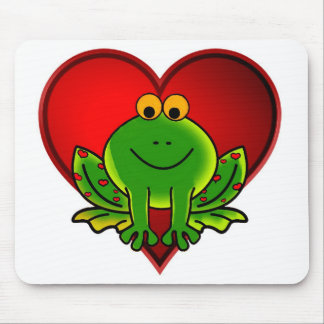 Valentine Frog Mouse Pad