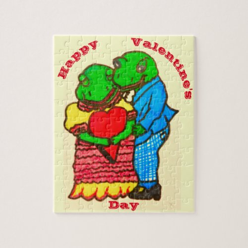 VALENTINE FROGGY STYLE LOVE    JIGSAW PUZZLE