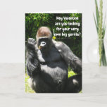 VALENTINE FROM I'LL BE YOUR BIG GORILLA card