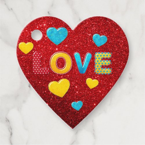 Valentine Fun 3D Mix and Match Favor Tags