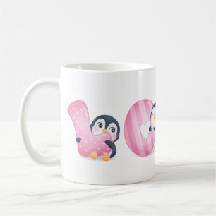 Valentine Fun Penguin Coffee Mug