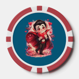 Valentine Funny Dracula  Poker Chips